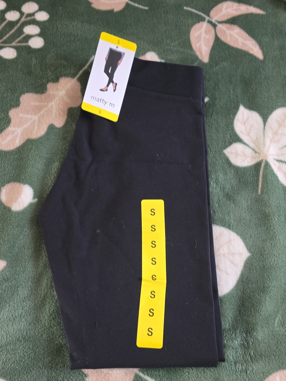 Matty M Black Kids Leggings